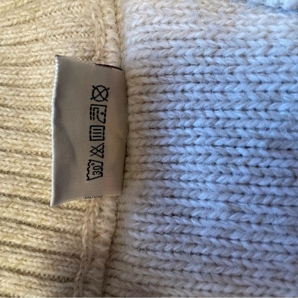 Vintage Fonxion 1/4 Zip Pullover Mockneck Sweater - Wool Size Large-Long Sleeves - Picture 3 of 8